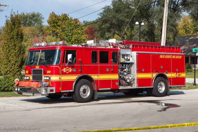Palos Heights FPD fire trucks apparatus